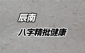 如是禅说 辰南老师 八字精批健康 视频44集 百度网盘分享