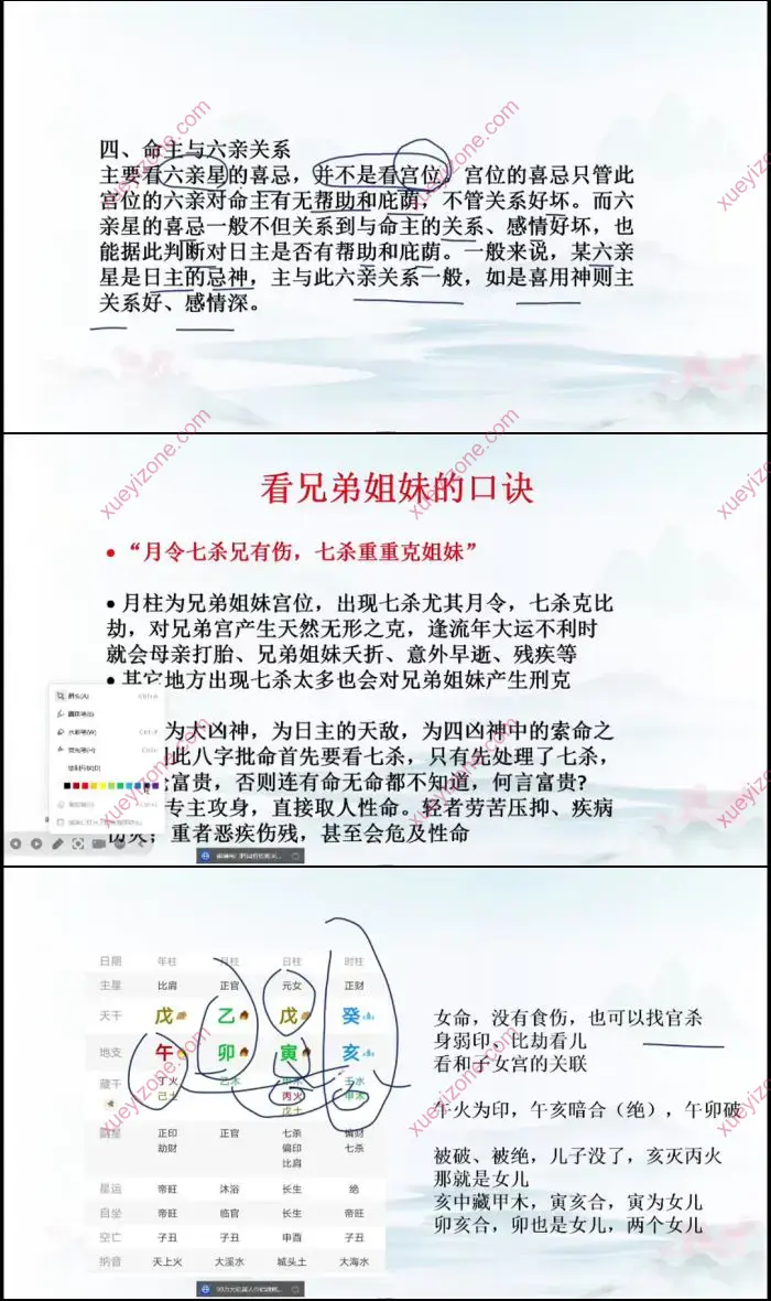辰南老师 四柱八字精批六亲