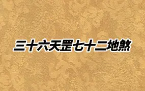 三十六天罡七十二地煞 PDF电子版 134页 百度网盘分享