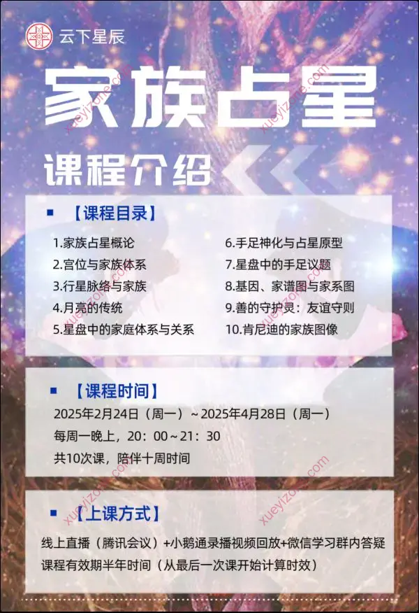 云下星辰 家族占星大专栏