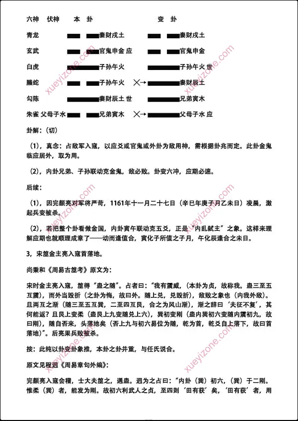 易古筮考 纳甲法通解