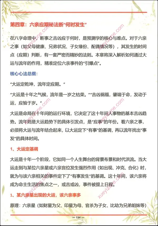 杨氏盲派八字六亲断法绝技