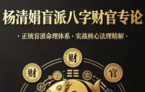 杨清娟盲派八字财官专论 PDF电子版 358页 百度网盘分享