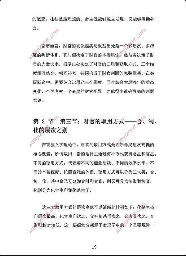 杨清娟盲派八字财官专论
