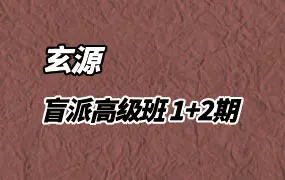 玄源盲派高级班 第一期+第二期 视频167集+课件文档