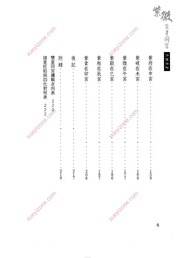 紫微双星同宫论理解析