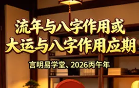 言明 流年与八字作用或大运与八字作用应期 PDF电子版 138页