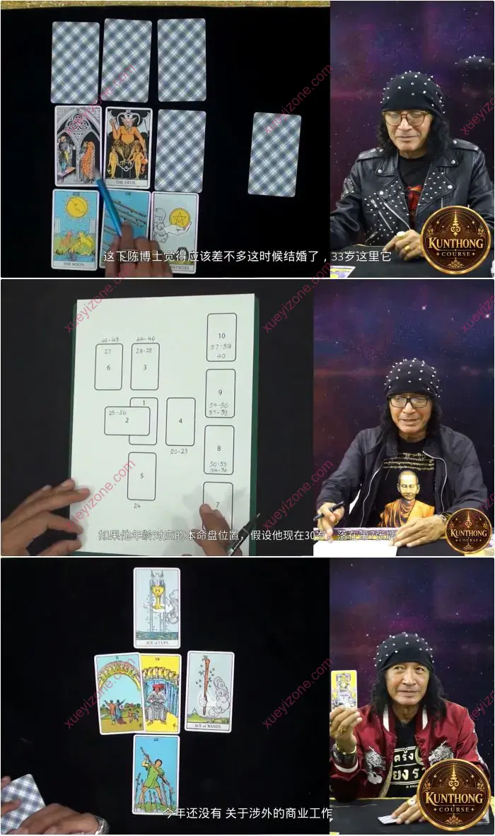 泰国坤通老师 塔罗录制课程中文版