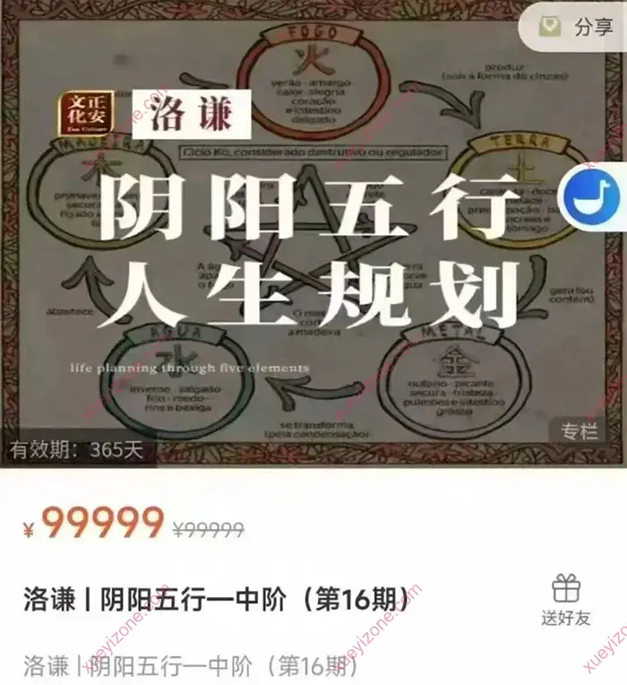 洛谦 阴阳五行人生规划