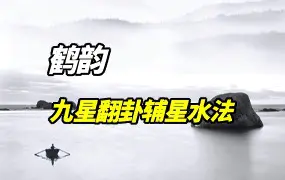 鹤韵 九星翻卦辅星水法 理气铁口断 绝密全套 视频3集+文档